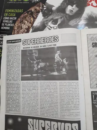 Entrevista en Power Music — foto 2 de 2. Aporte de Anabella Monfort.